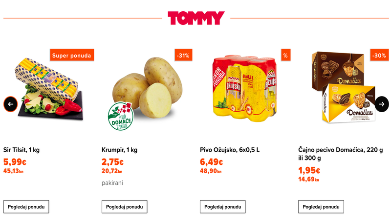 Cijena kilograma krompira na akciji u Hrvatskoj 2,75 euro, odnosno preko 5 KM